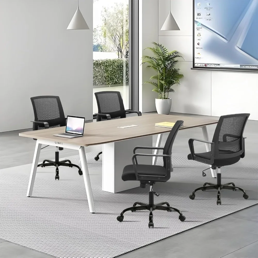 

Ergonomic Rolling Mesh Desk Chair with Executive Lumbar Support and Adjustable Swivel Design for Home Office Computer Black 8 P