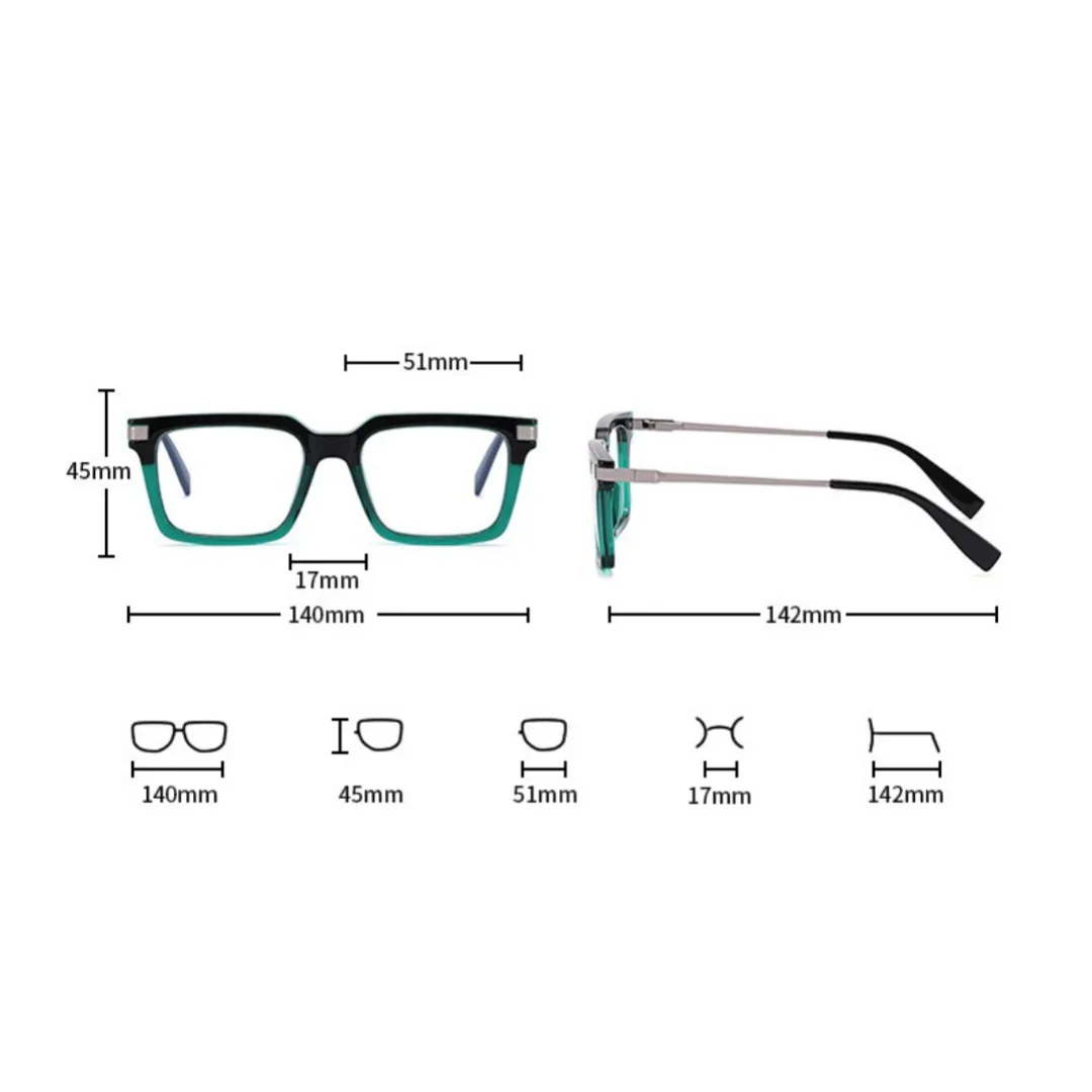 نظارات قصر النظر بإطار TR90 للرجال والنساء نظارات طبية لقصر النظر-0.5 إلى -6.0