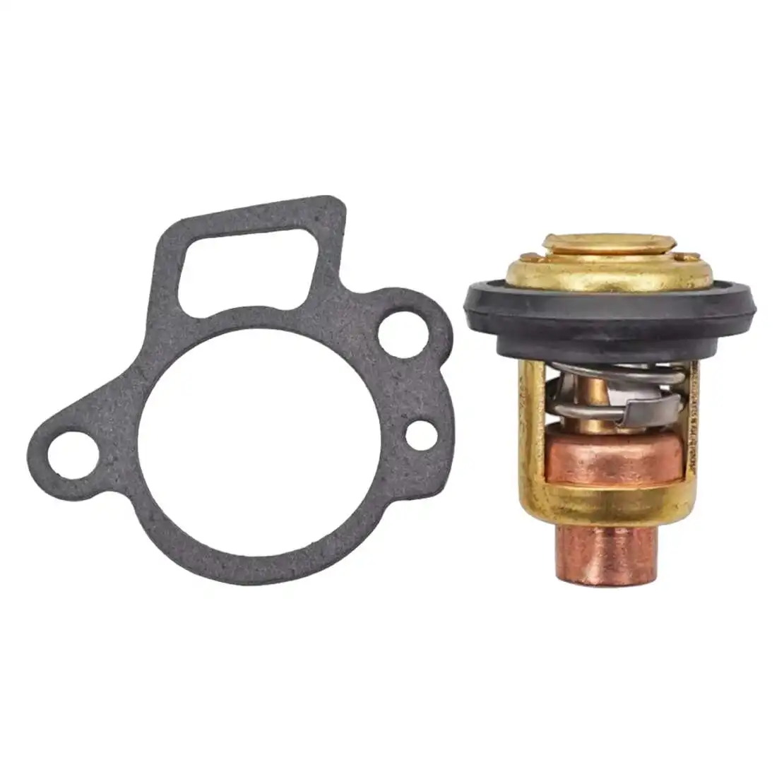 Thermostat With Gasket 66M-12411-00 Fit For Mercury 825212 825212001 855676003 Honda 19300-ZW9-003 Yamaha 6AH-13411 image 4
