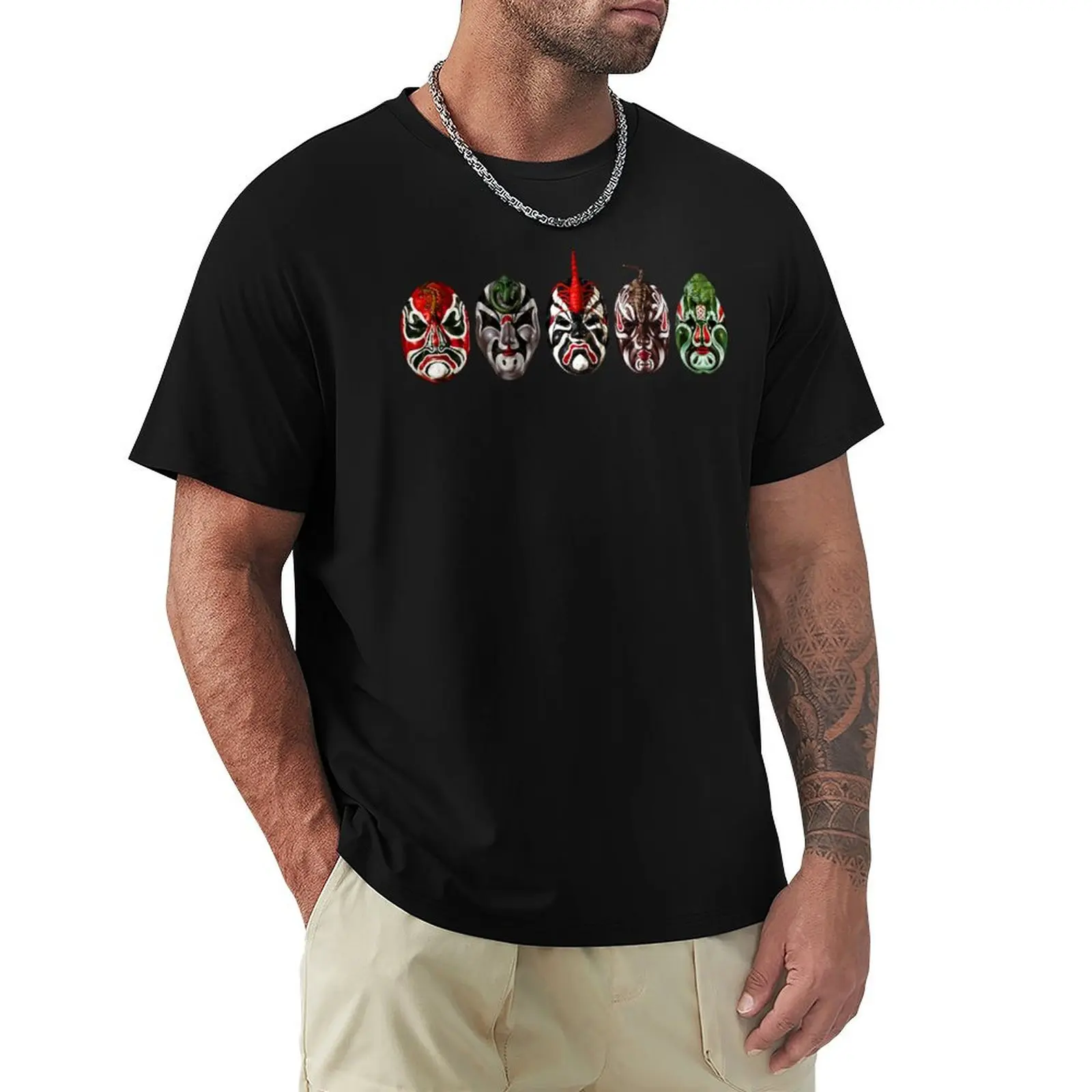 

The Five Deadly Venoms T-Shirt korean fashion fashion shirts graphic t shirt vintage Men's t-shirt
