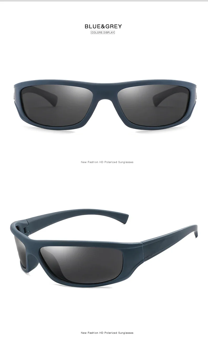 Modische Polarisierte Outdoor-Sport-Sonnenbrille für Männer und Frauen Retro Angelbrille Tourismus Sonnenschutz UV400-Schutz – Detail 9