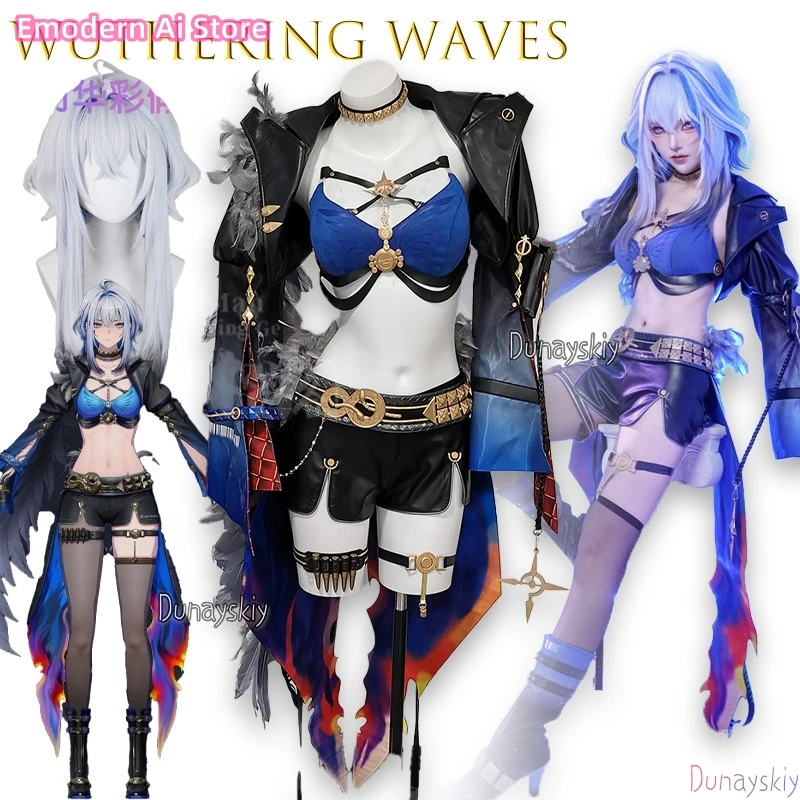  Wuthering Waves Galbrena Косплей 코스프레 Игра Аниме Same Аниме Одежда для девочек Полный комплект Сексуальный наряд на Хэллоуин Аутентичный дизайн COS Wuthering Waves Galbrena Косплей 코스프레 Игра Аниме Same Аниме Одежда для девочек Полный комплект Сексуальный наряд на Хэллоуин Аутентичный дизайн COS