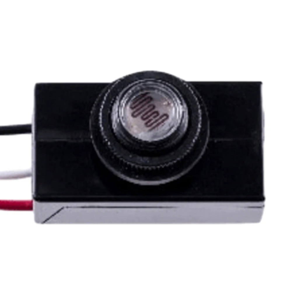 Sensor de atardecer al amanecer impermeable 120VAC-277VAC para interruptor fotoeléctrico interruptores de luz fotoeléctricos corriente de espera de 0,5 mA
