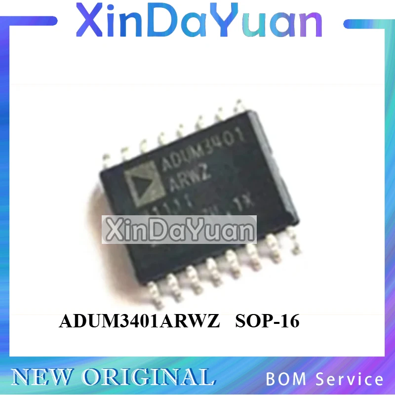 5 pcs  ADUM3401ARWZ ADUM3401ARW ADUM3401 SOP-16  Isolator chip
