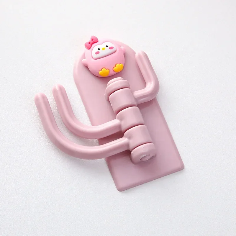 HOT SALE Cartoon Cute Multifunction Self Adhesive Plastic Hooks Wall Organisation