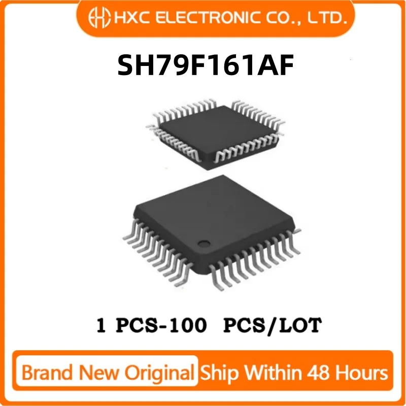 1/5/10/50/100PCS 100% New SH79F161AF SH79F161A QFP44 IC