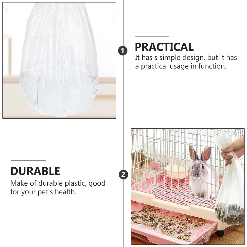 

10pcs Rabbit Film Cover Disposable Pet Bottom Bedpan Supplies Waste Tray Plastic Easy Clean Hamster Cage Liner Durable Pet