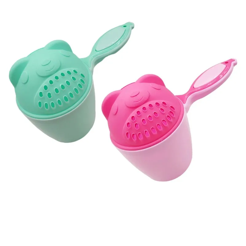 

1 шт., чашка для купания с мультяшным медведем, чашка для душа для новорожденных, чашка для шампуня, приманка для детского душа, ложка для воды, чашки для мытья ванны, 3 цвета