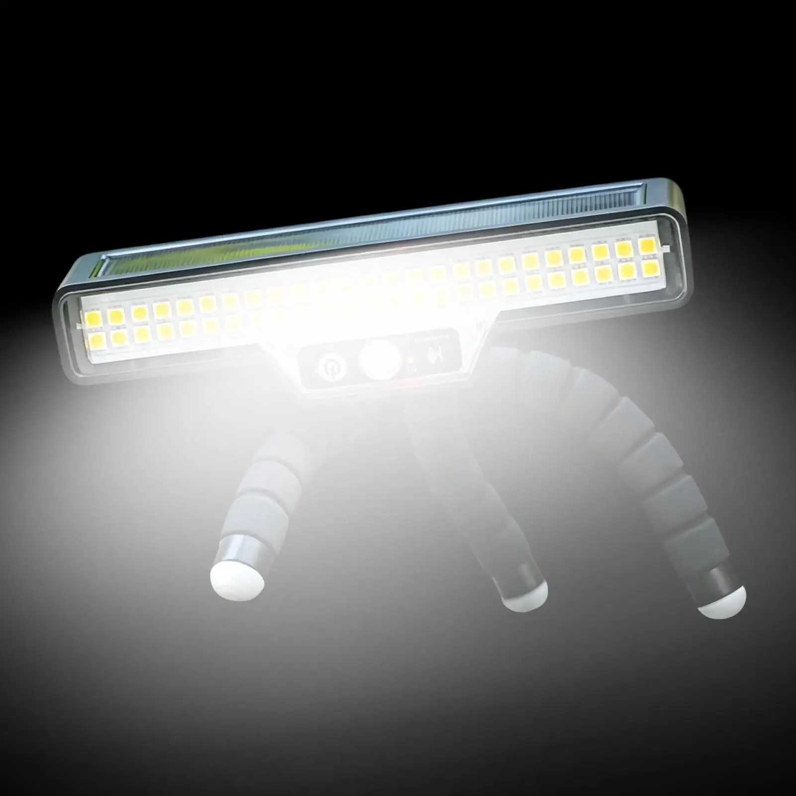 モーションセンサーソーラーライト-タコ型スタンド付き-角度調整可能-防水フェンスライト-ガーデンキャンプパティオデッキゲート用