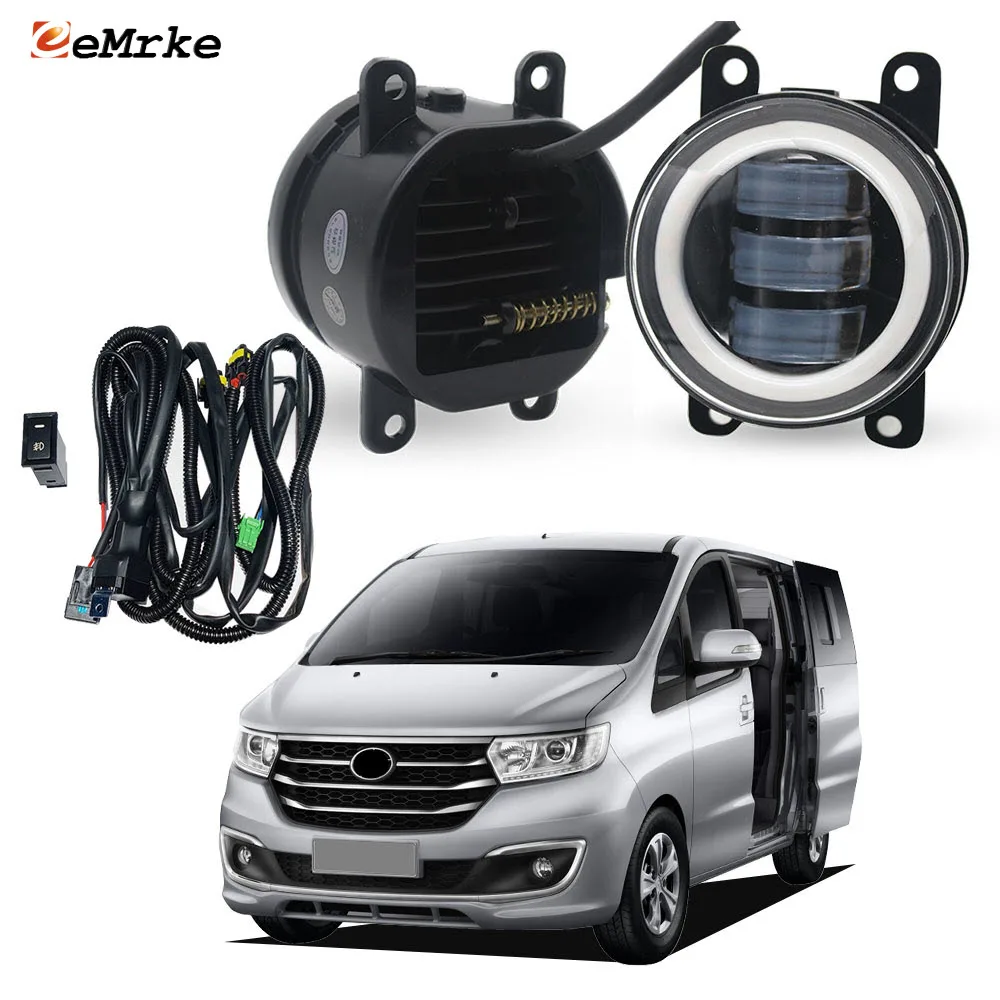 

Upgrade Led Fog Light PTF for Sollers SF1 Yellow Turn Signal Lamp Halo and White Angel Eye DRL Ring - Can Choose Wire and Switch