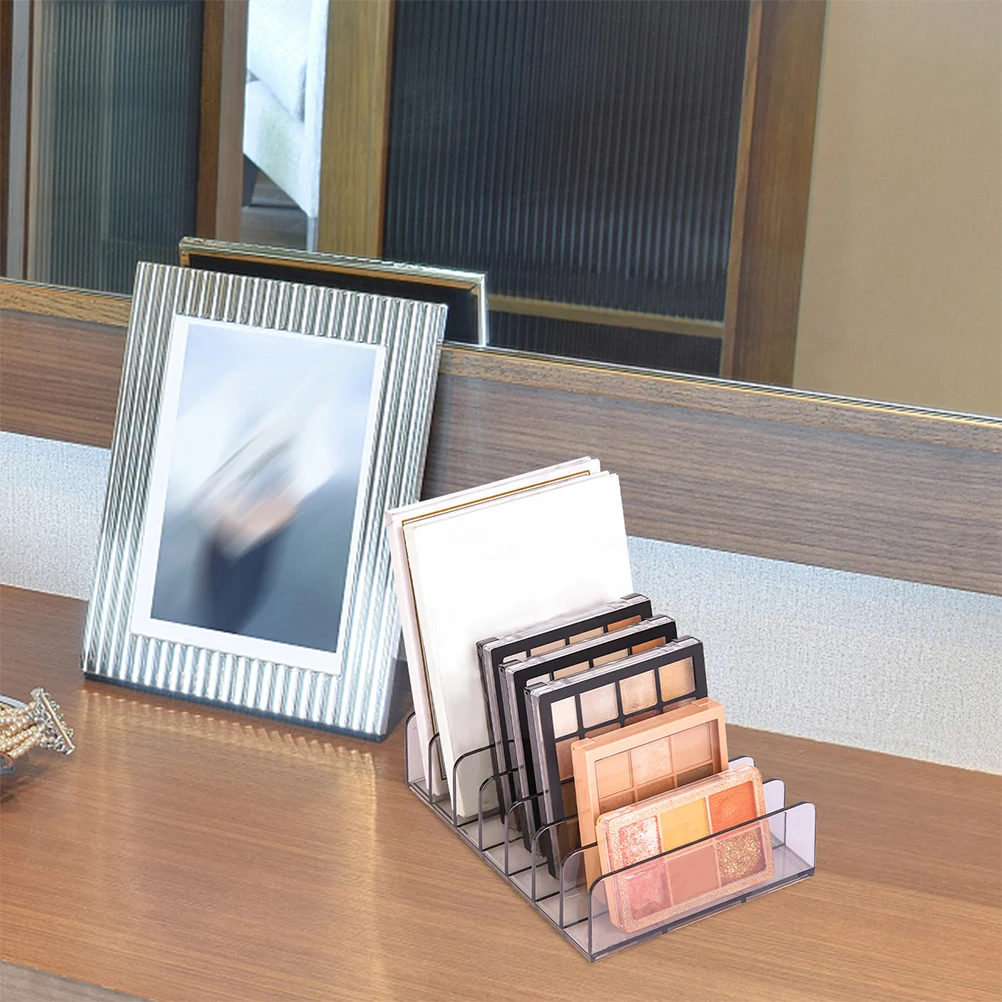 

2 Pcs Eyeshadow Tray Storage Box Organizer Cosmetics for Vanity Eyeliner Palette Plastic Makeup Perfume Holder
