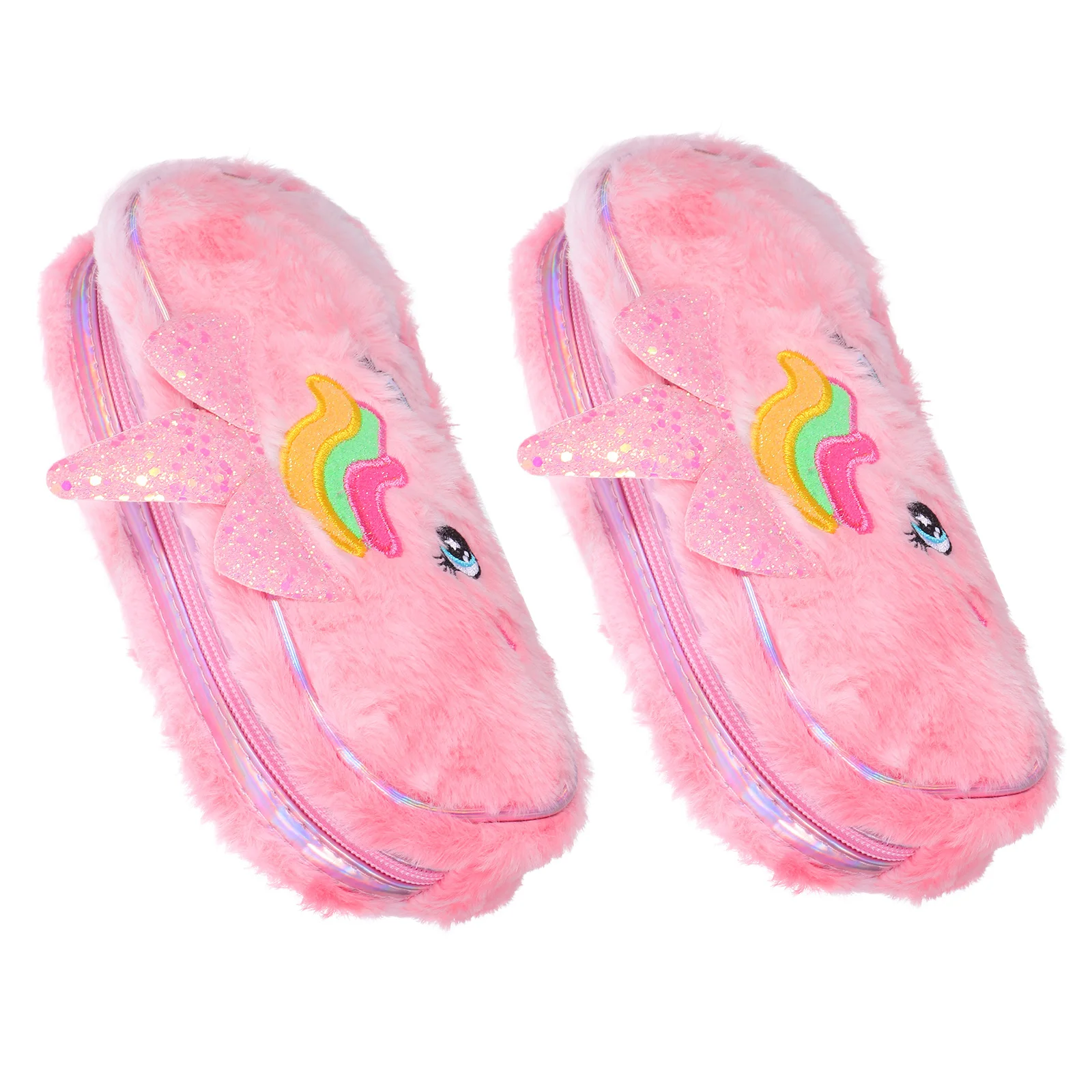 

2Pcs Pencil Case Standing Pencil Pouch Zipper Stationery Pen Bag for Girls Cute School Supplies Organizer