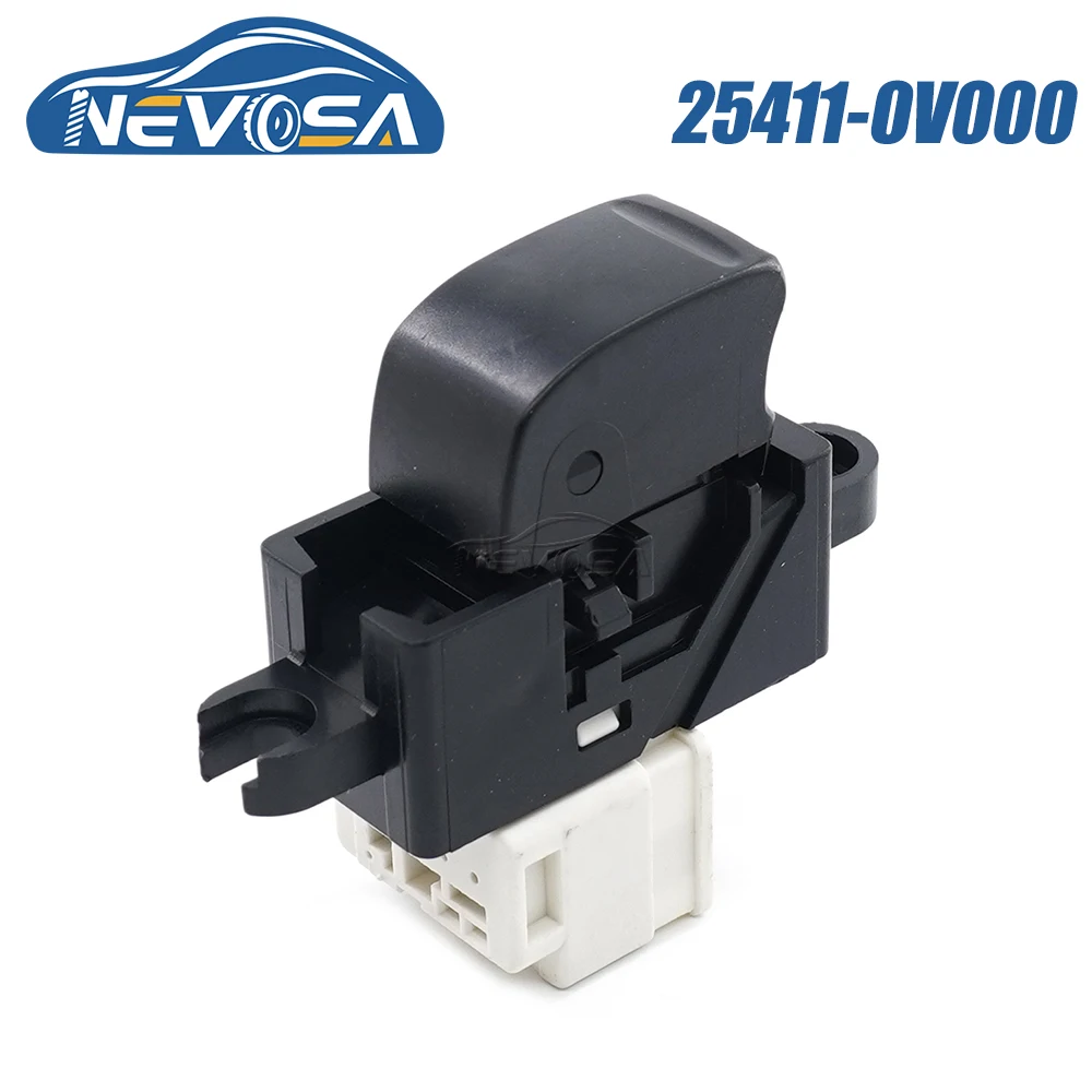 

NEVOSA 25411-0V000 For Nissan Pathfinder X-Trail Sunny Almera Patrol Window Lifter Control Switch Single Button Car Accessories