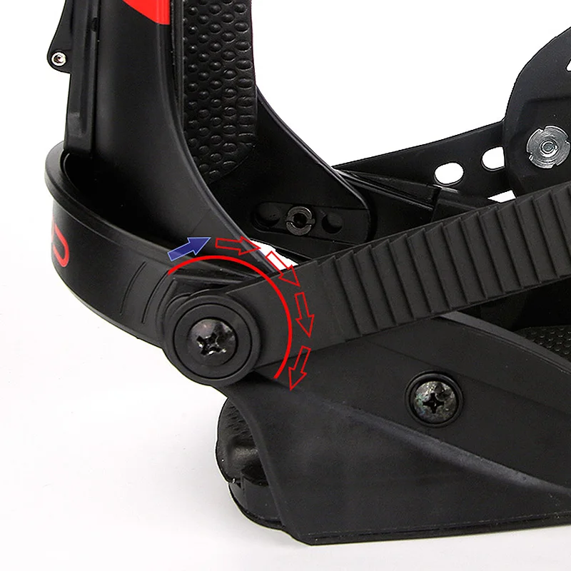 Custom Adjustable Snowboard Ski Shoes Bindings Size S M L Aluminum Snowboard Bindings