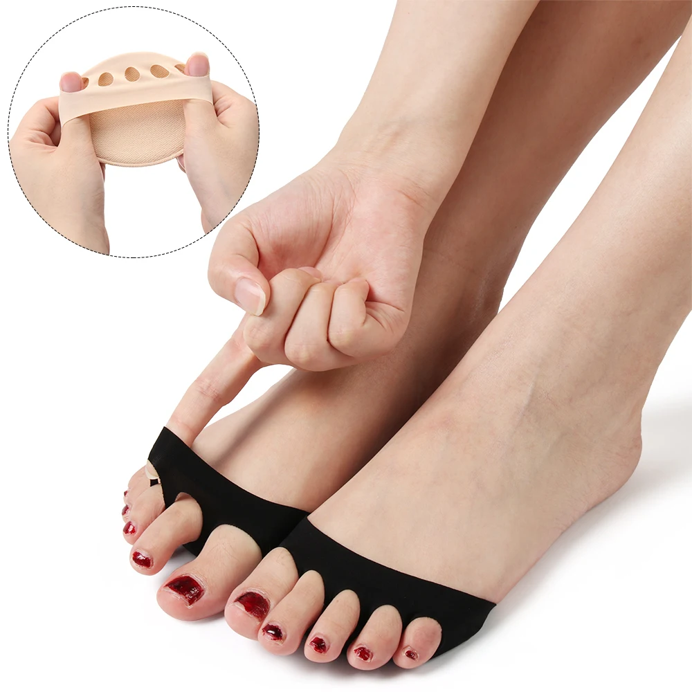 New Five Toes Forefoot Pads for Women High Heels Half Insoles  Invisible Foot Pain Care Absorbs Shock Socks Toe Pad Inserts 2022