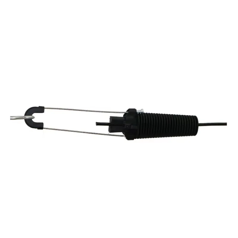 S-Type Overhead Tension Clamp Aluminum Stainless Steel Hot Dipped Fastener For FTTH Flat Drop Wire Cable Binding
