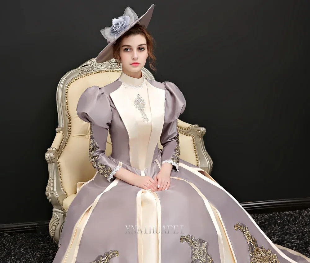 18th Century Rococo Queen Royal Court Dress Retro Baroque Clothing Renaissance  Gowns Marie Antoinette Costume Prom Dress