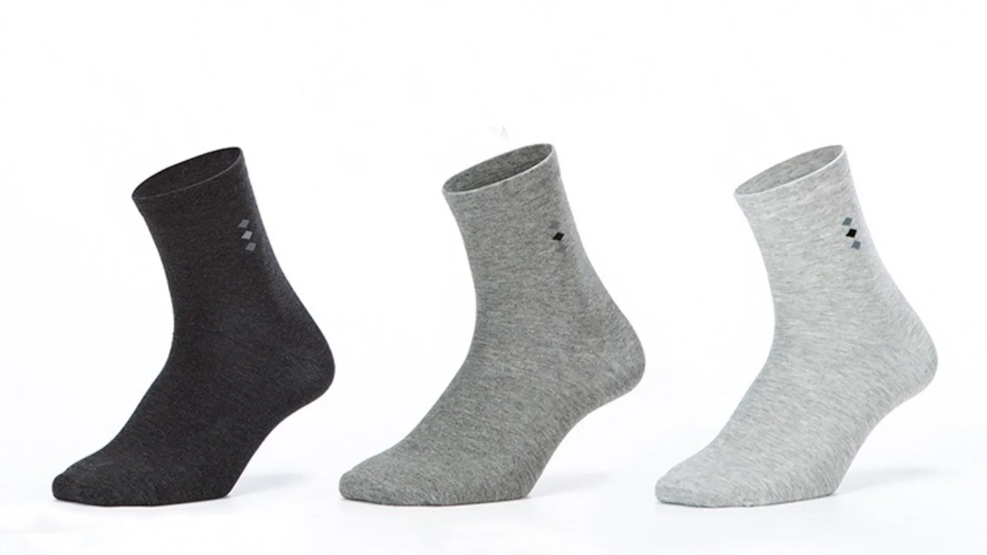 15% Pure Silver Infused Socks Anti-Odor & Anti-bacterial Moisture Wicking for Men Socks,6 Pairs