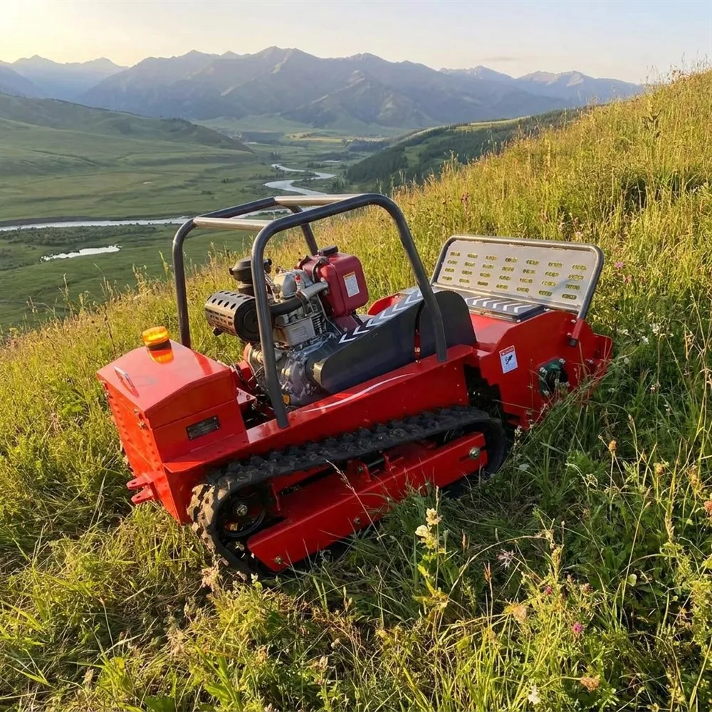 RC Crawler Lawn Mower 15HP Diesel Heavy Duty Grass Cutting Machine Snow Plow Blade All Terrain Winter Equipment