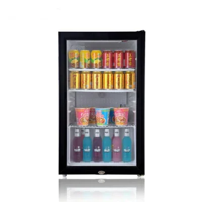 The New Design Glass-fronted Mini Counter Bar Fridge Mini Bar Beverage Cooler