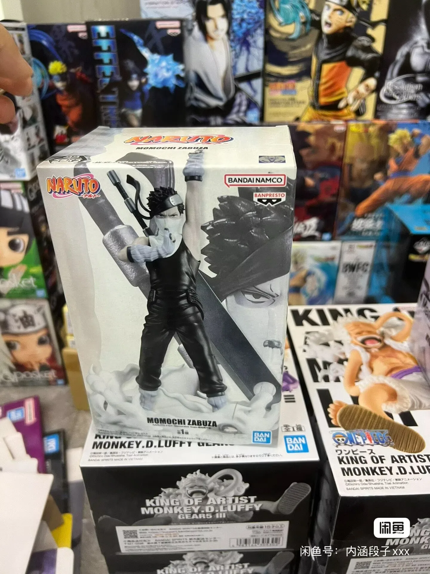 

Оригинальная коллекционная фигурка Bandai NARUTO Momochi Zabuza, аниме-фигурка, модель игрушки, подарок на день рождения, ПВХ, 14 см, подарки