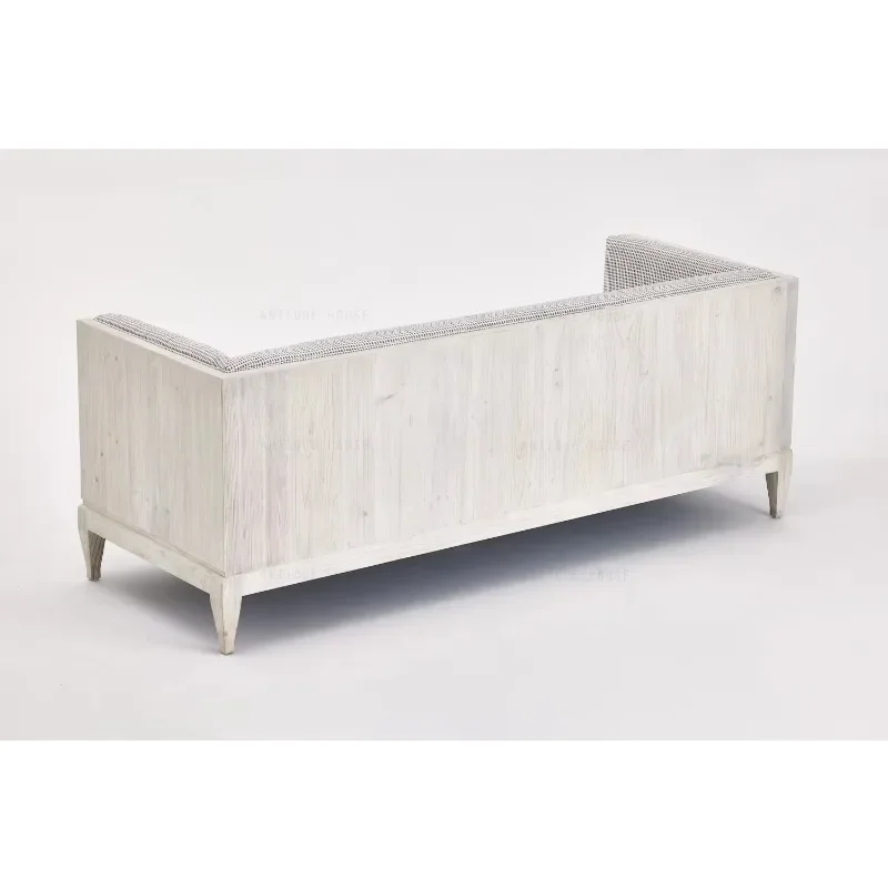 Other Furniture Recycled Pine White Pine Fabric Decoration Simple Sofa Living Room Sofa