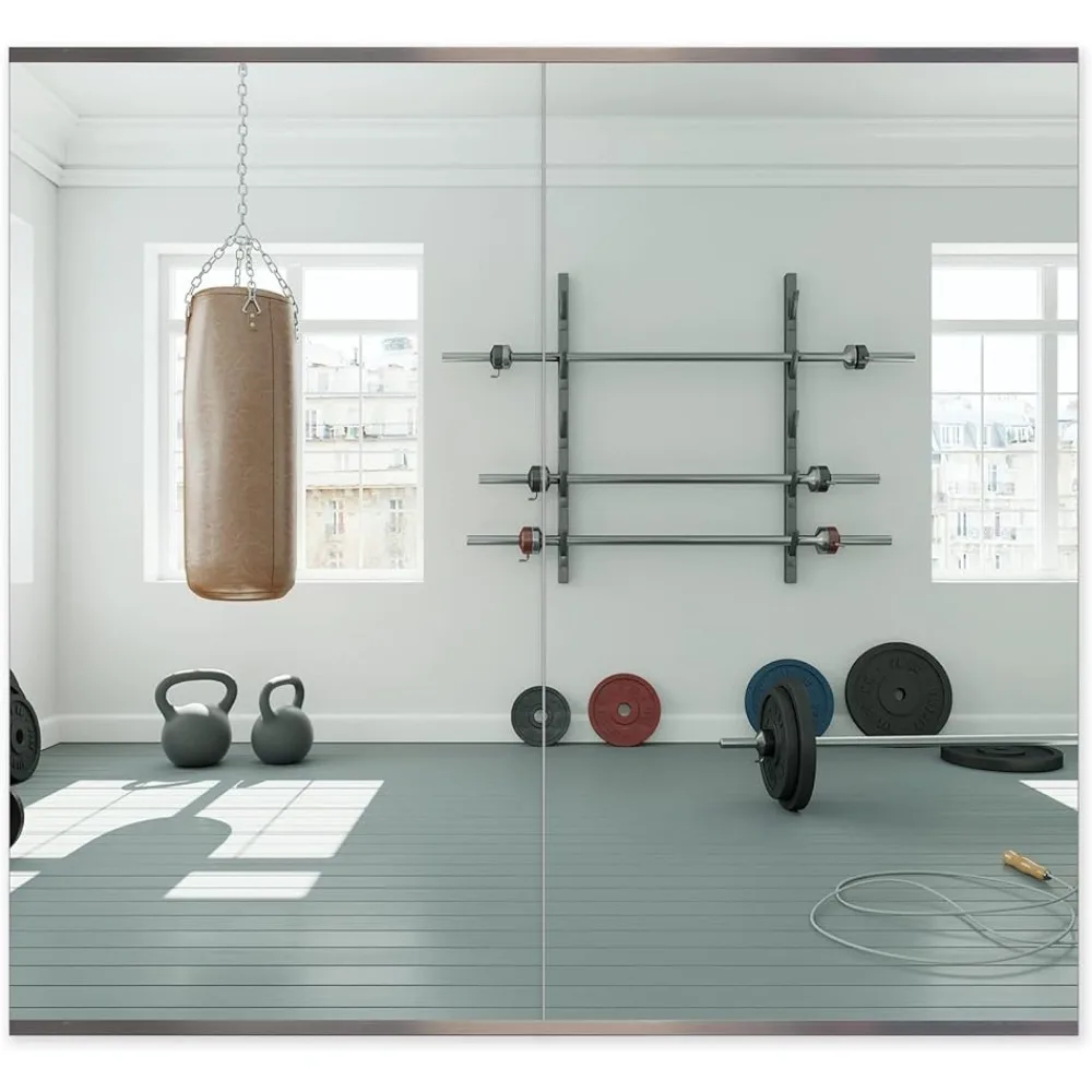 

Mirror, Wall Mounted Frameless Mirror, Suitable For Home Gyms/yoga Studios/dance Studios, Etc., Large Activity Mirror