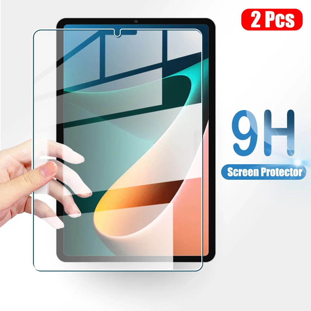 2Pcs For Xiaomi Mi Pad 5 Pro Screen Protector Tempered Glass Xiaomi Mi Pad 6 Redmi 11 10.6 Inch Android Tablet Accessories Film