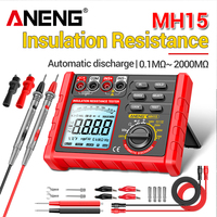 ANENG MH15 Ohmmeter Insulation Resistance Meter 6000 Count DigitalResistor Testers Capacitor Test Megohmmeter High Voltage Tools