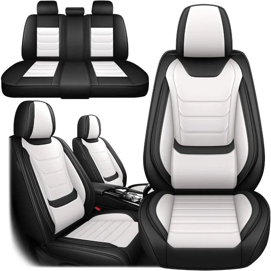 

Кожаные чехлы на сиденья из наппа, полный комплект для Toyota Corolla Cross 20222025, 5 мест, водонепроницаемый, устойчивый к разрыву чехол на автомобильное сиденье с чернилами