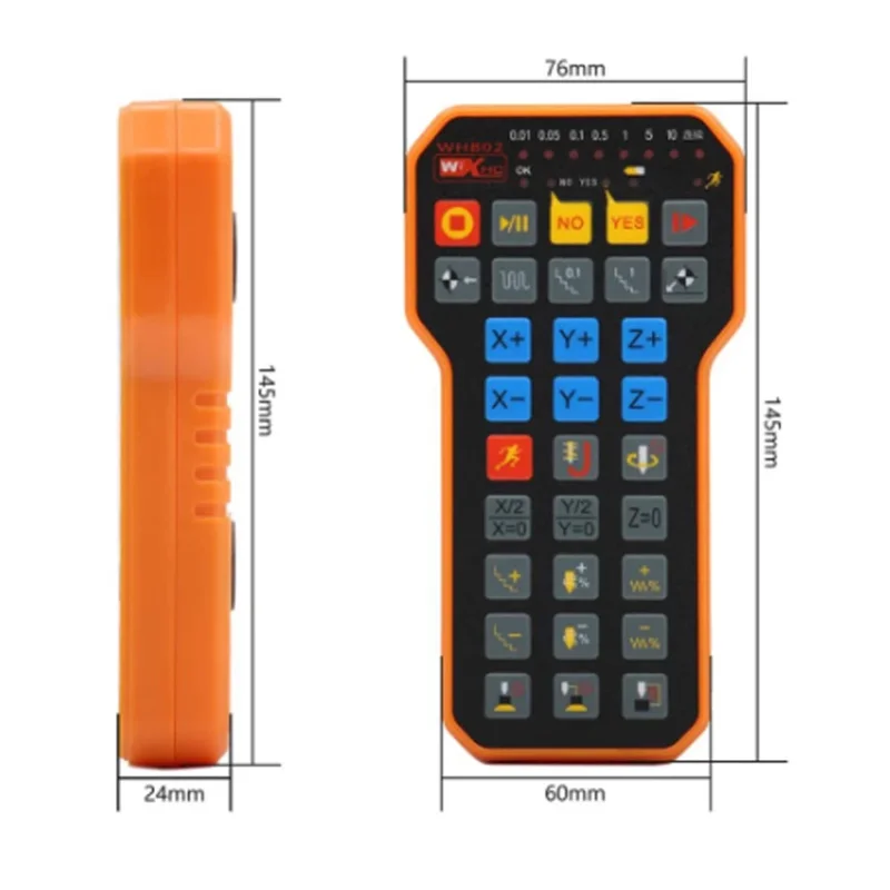 Nc Studio Wireless Remote Control Handle With Usbweihong Dsp Controller For Cnc Cutting And Engraving Machine Hb02 Whb02