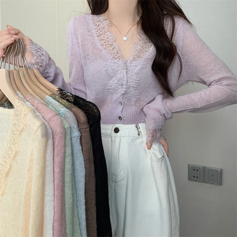 

Свитера Джемперы Кардиганы Женские Женские Модальные Молния Расслабленный Силуэт Вечеринка Рок Панк Субкультура Уличная Одежда Термальный Острый Сладкий