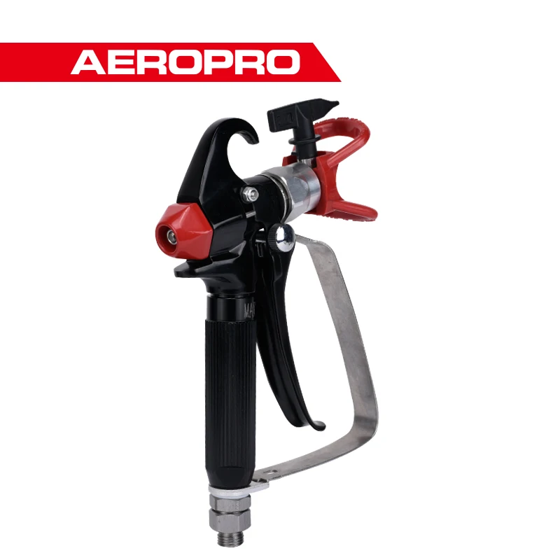 AEROPRO 818C High Pressure Airless Paint Sprayer Gun 4-finger 517 Spray Tip For AEROPRO Paint Sprayers
