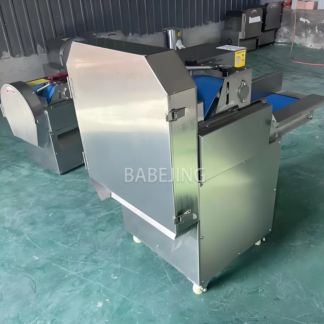 BABEJING Potato Slicer, Vegetable Cutting Machine 220V Stainless Steel Multifunctional Catering Processor