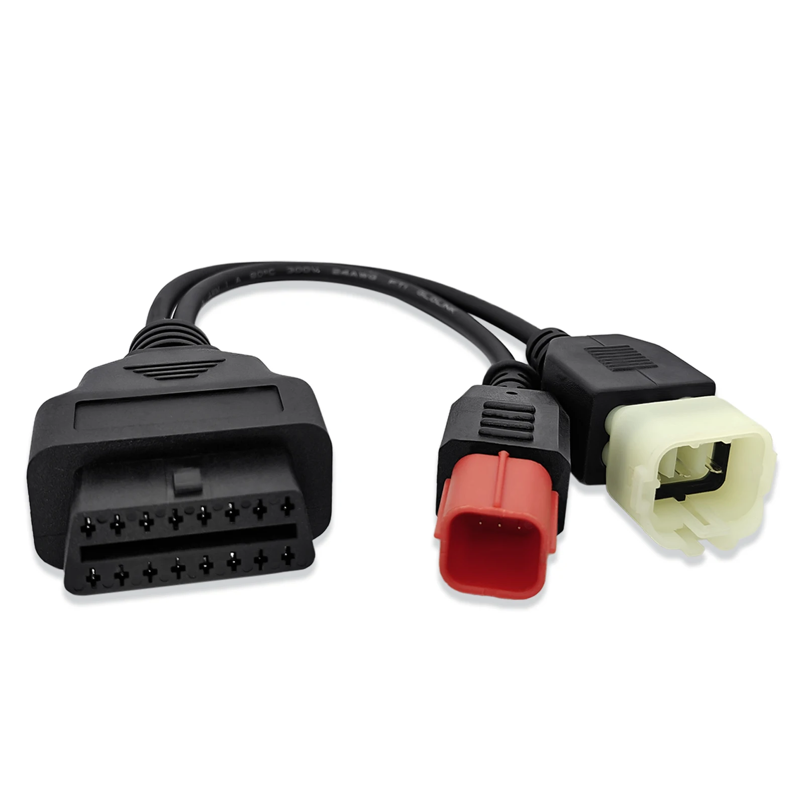 

6-контактный разъем OBD для мотоцикла Honda для Kawasaki Z/ZX Series 2 в 1, 16-контактный кабель-адаптер для диагностического инструмента OBDII