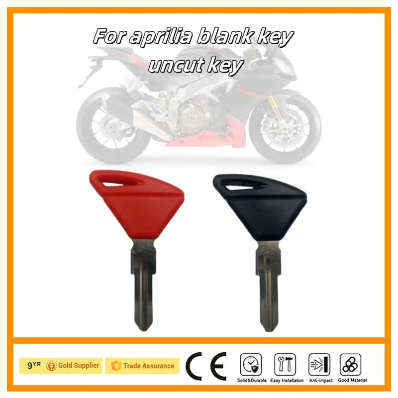 For aprilia RSV4 100 GPR125 RS125 RS660 APR-150-V Blank Key Motorcycle Replace Uncut Keys can be placed anti-theft chip