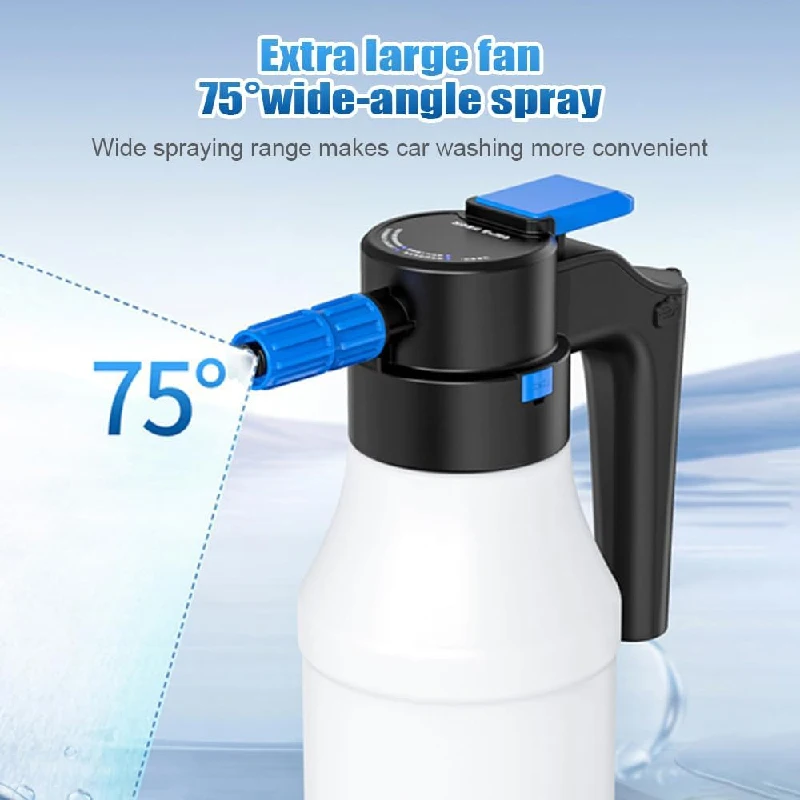 

Электрический распылитель пены 1,5 л для самостоятельного использования, USB-перезаряжаемый, литиевый, для мойки автомобилей, инструмент для чистки, автоаксессуары