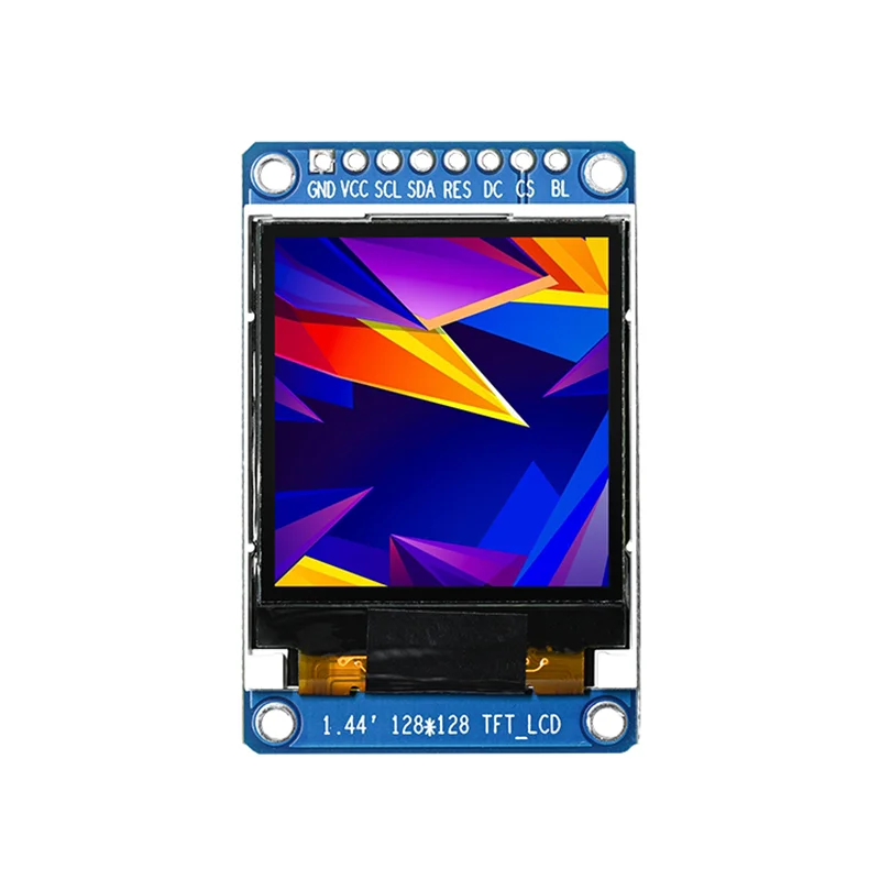 

1.44 inch TFT LCD Display Module SPI Serial Port Color Screen 128*128 Resolution ST7735 Driver 8Pin