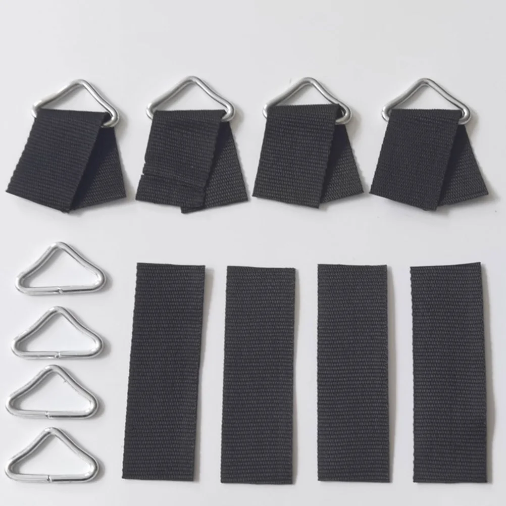 

50Sets Trampoline Triangle Ring Buckles Reliable Stable Replacement Trampoline Parts Portable Replaceable Buckles Accessory