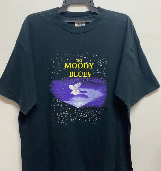 Vintage 90’S The Moody Blues Shirt Short Sleeves Unisex All Sizes S-5Xl