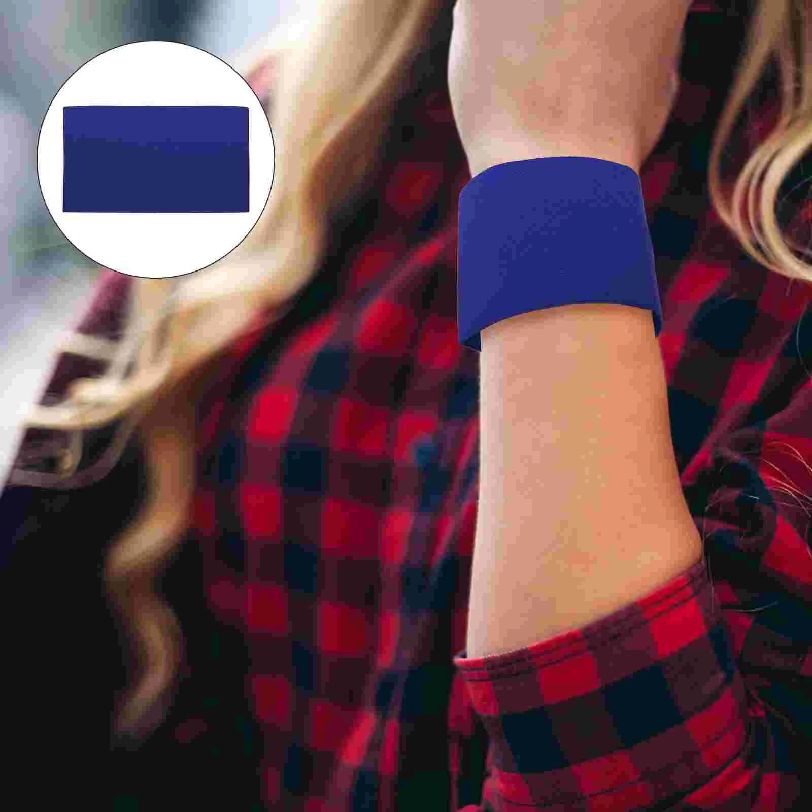 

5 Pcs Blank Adult Captain Armband Men Women Football Bands Nylon Adjustable Armbands for Captains