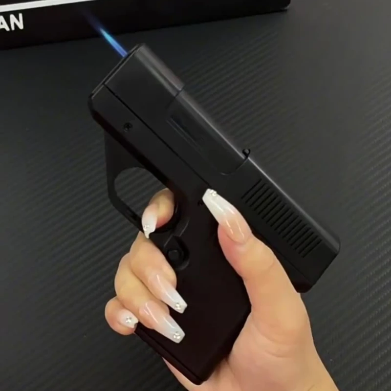 

Multi-function Gun Gas Lighter Magazine Cigarette Case - Three-in-One Design Outdoor Survival Tool for Men Ideal Gift