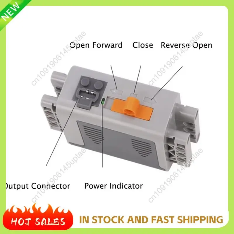 N88R For Power Functions MOC Parts 5PCS AA Battery Case Box For Power-Up Battery For Legoeds 8881 For DIY Train Car Set