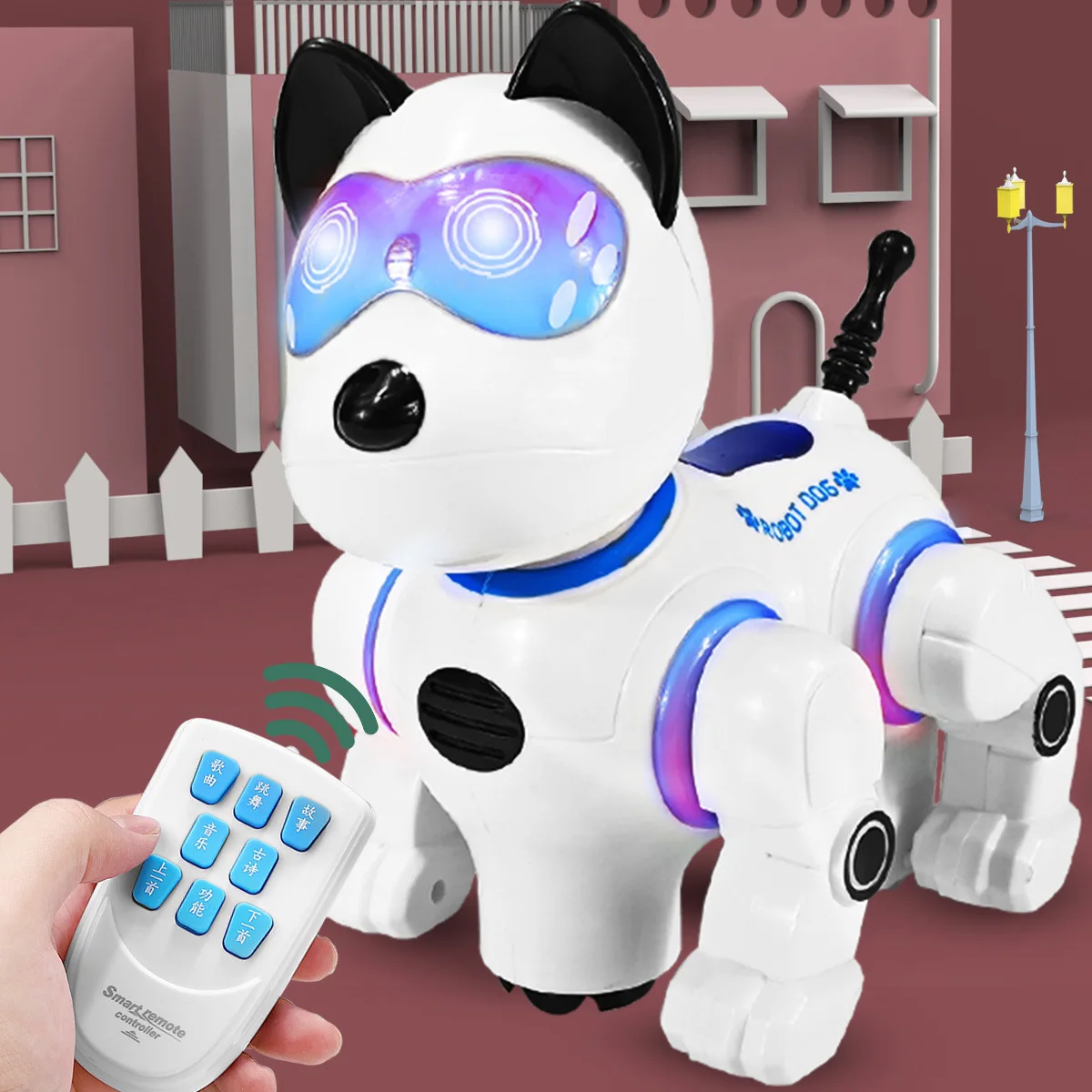 

Electric remote control clumsy dog intelligent induction machine dog children's toy dog can walk, sing, dance, tell stories