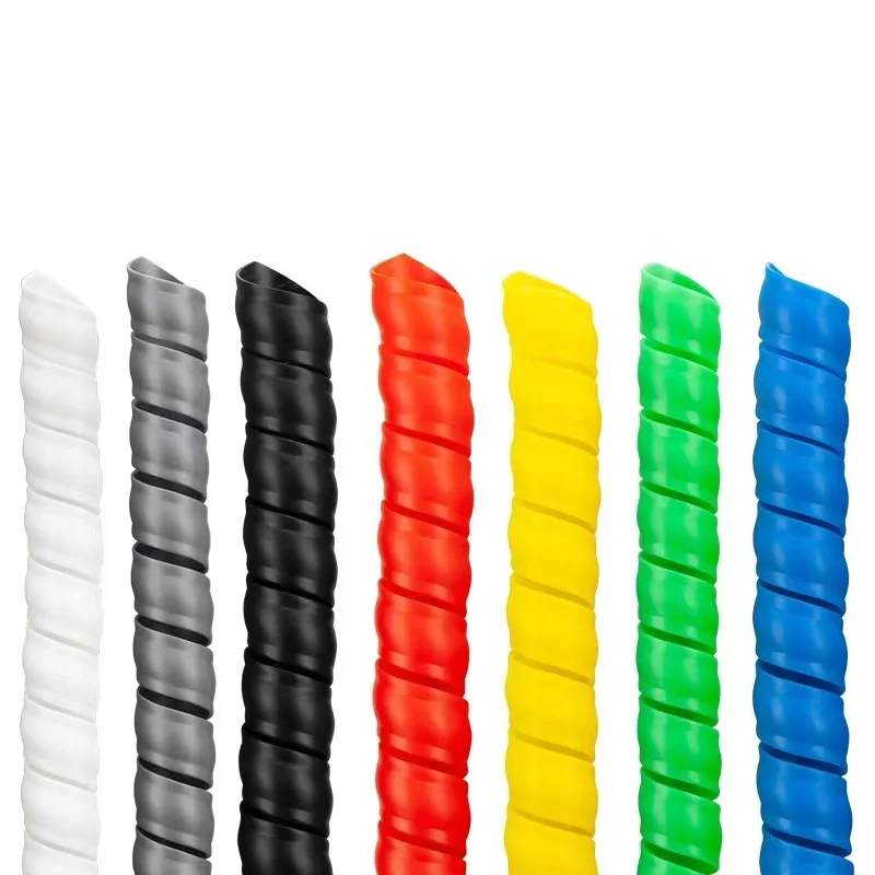 フレキシブルスパイラルケーブルラップ、ラインオーガナイザー、パイプ保護、スパイラルラップ、巻線ワイヤープロテクター、ケーブルスリーブ、チューブ、2 m、5m、8mm-16mm