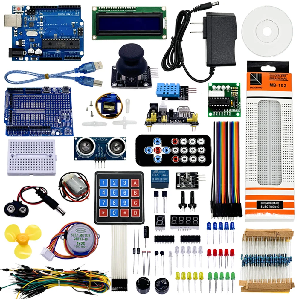 Full Version Starter Learning Kit fo R3 Board Programming Project DIY Electronics Laboratory Smart Beginner Kit for R3 IDE