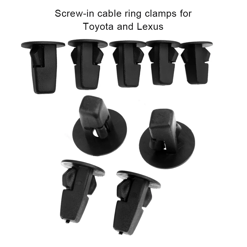 50Pcs Automobile Grommet Screw Mounting Bumper Fastener Clip Accessories