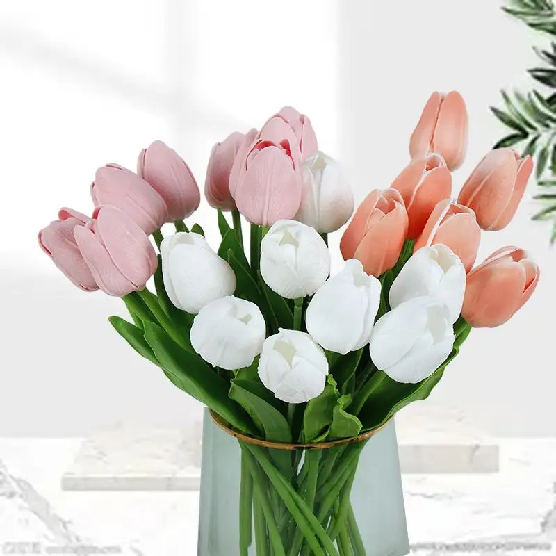 

Lifelike Tulip Artificial Flowers for Home Decoration - Bring Nature's Beauty Indoors with These Stunning Blooms