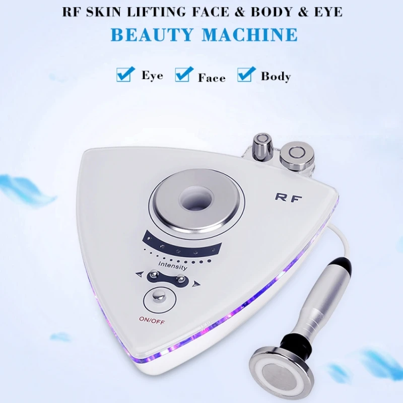 2Mhz RF Remove Eye Neck Wrinkle Machine 3 in 1 RF Skin Lifting Machine Body Slimming Face&Eye Lifting Tighten Beauty Device