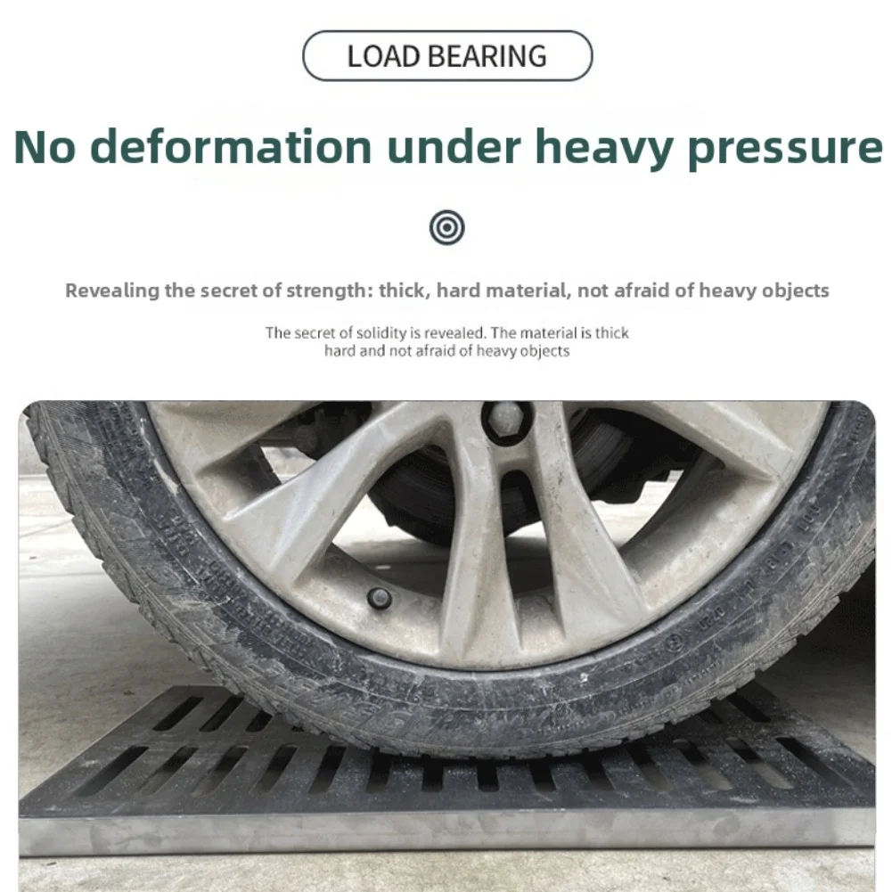 غطاء صرف من الفولاذ المقاوم للصدأ، مصفاة أرضية، غطاء فتحة خارجية، لوحة غطاء خندق الصرف